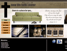 Tablet Screenshot of newlifefaithcenter.net